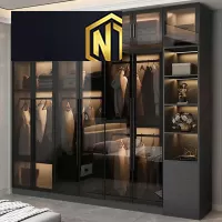 TỦ QUẦN ÁO GỖ MDF PHỦ MELAMINE MẪU 14